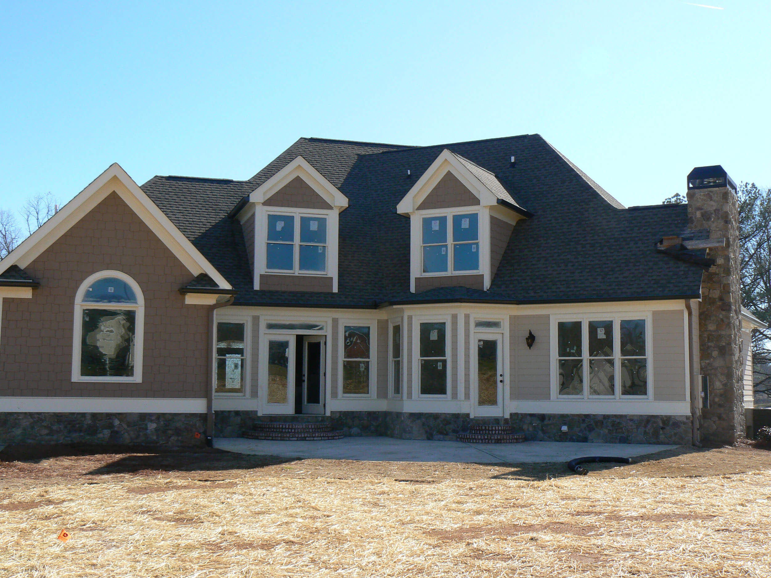 Custom home exterior
