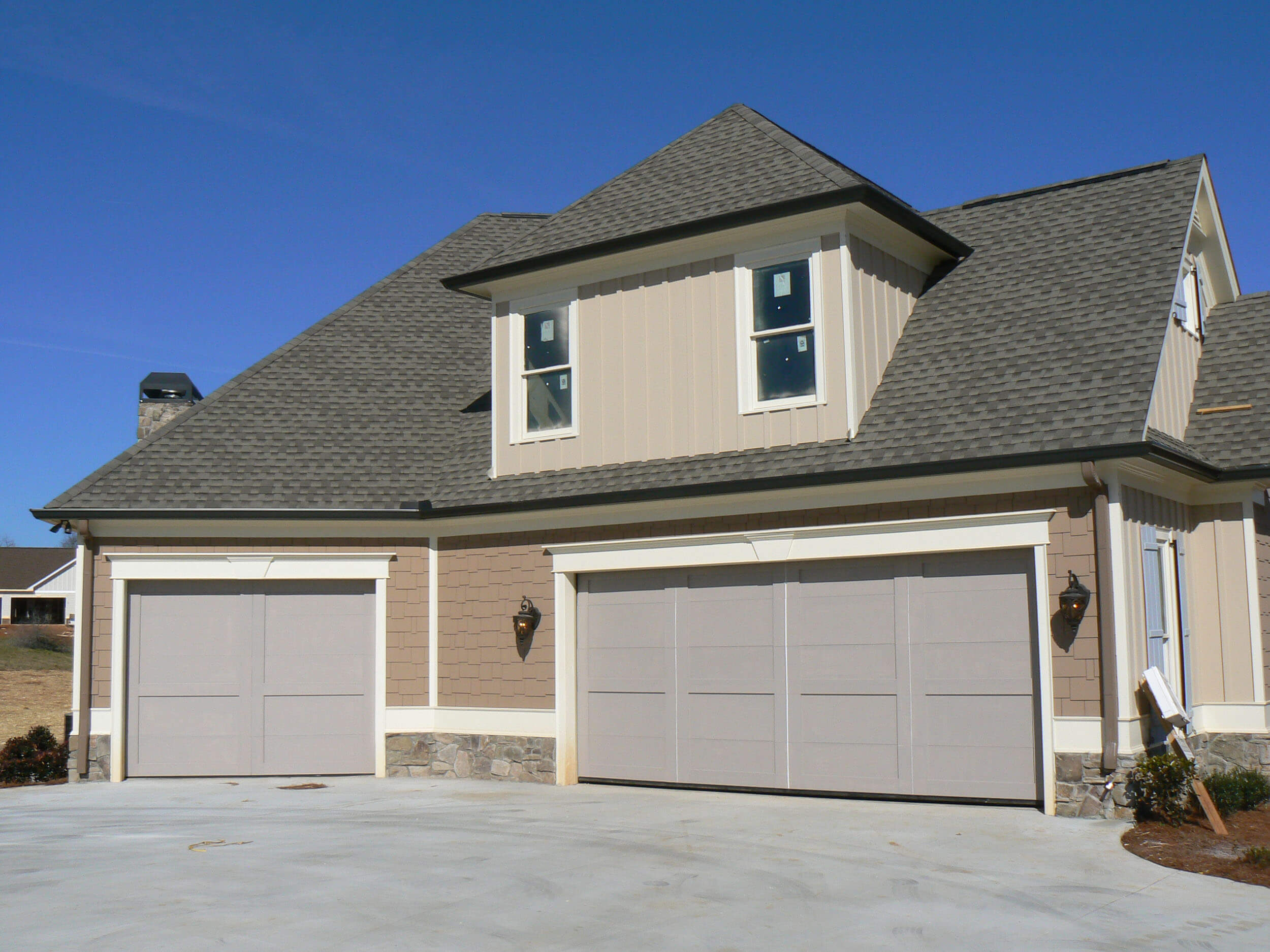 Custom home exterior