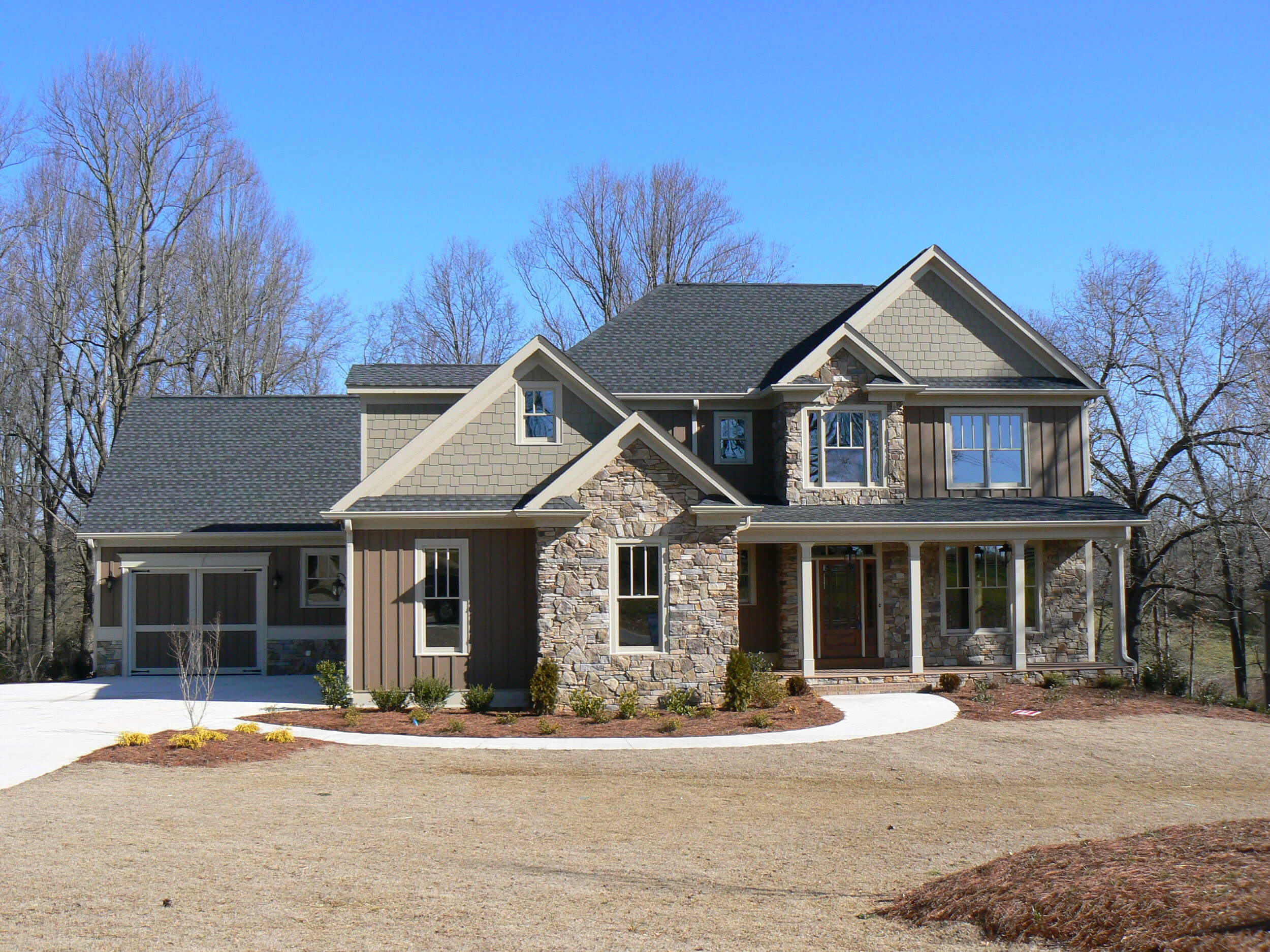 Custom home exterior