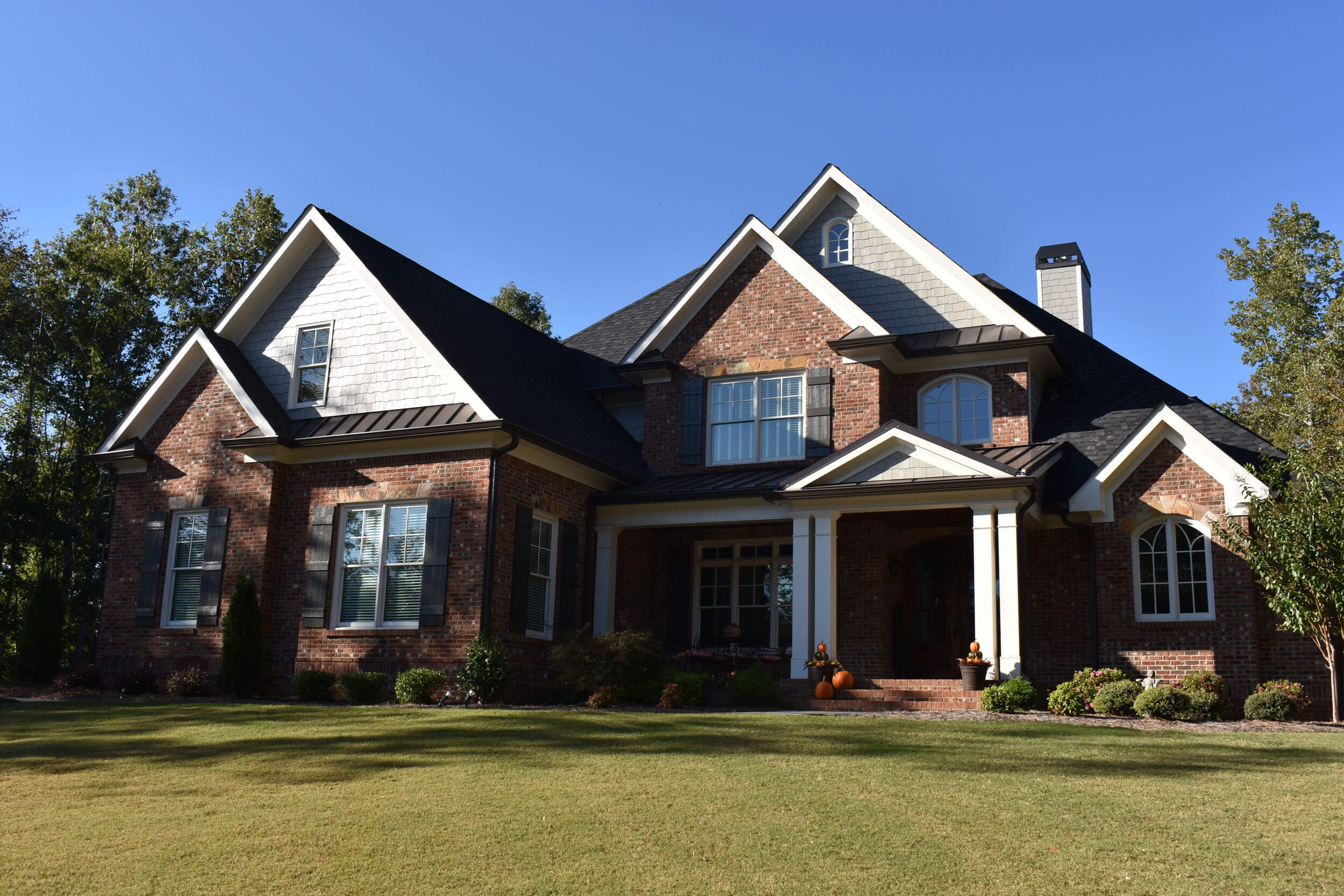 Custom home exterior