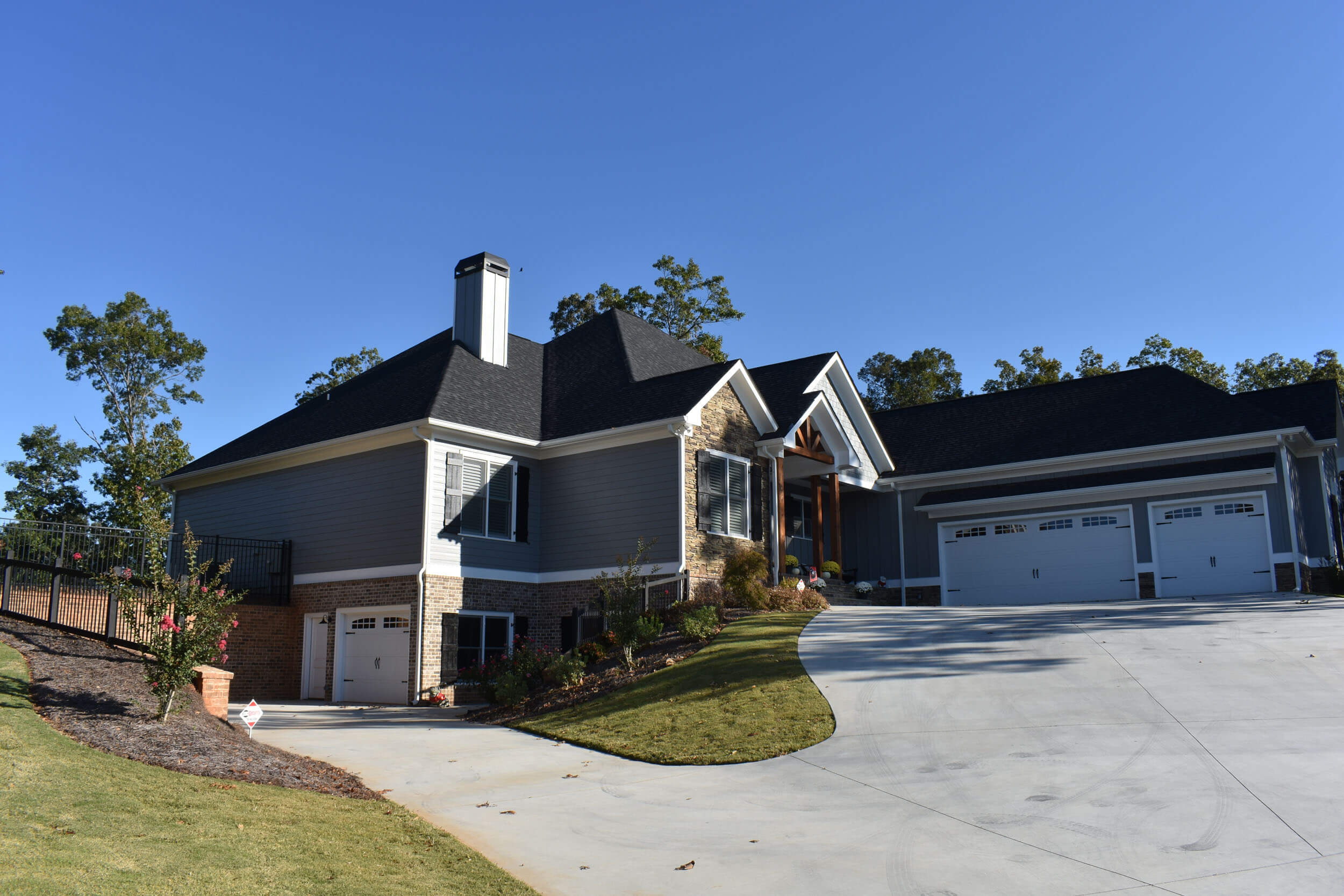 Custom home exterior