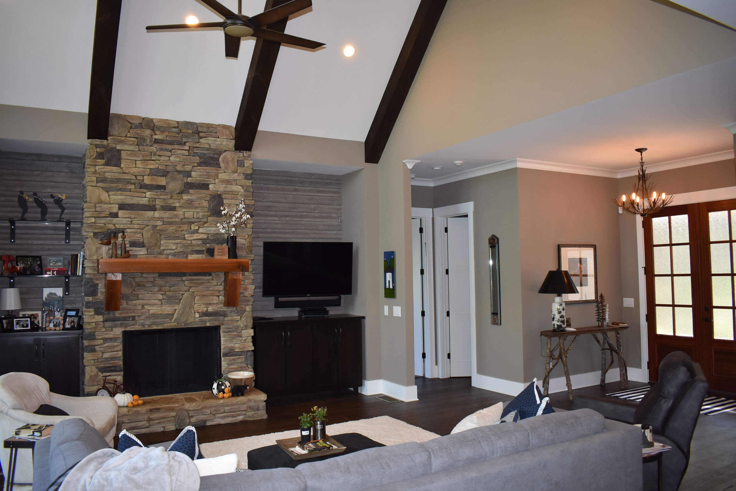 Custom home interior