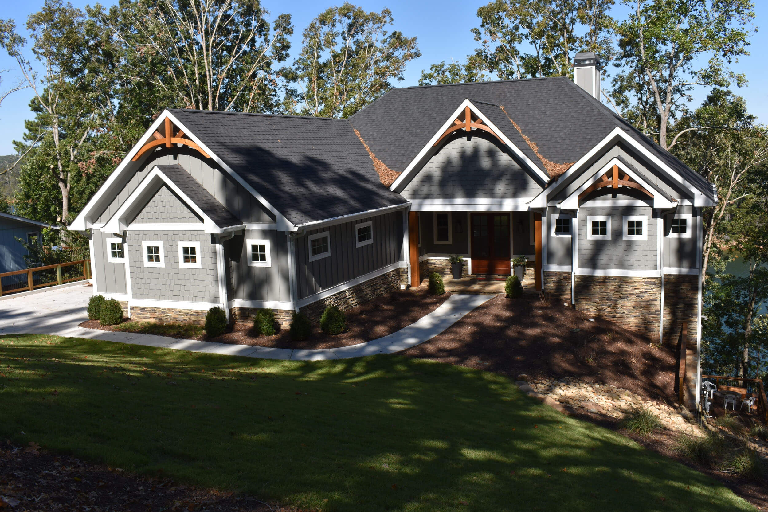 Custom home exterior