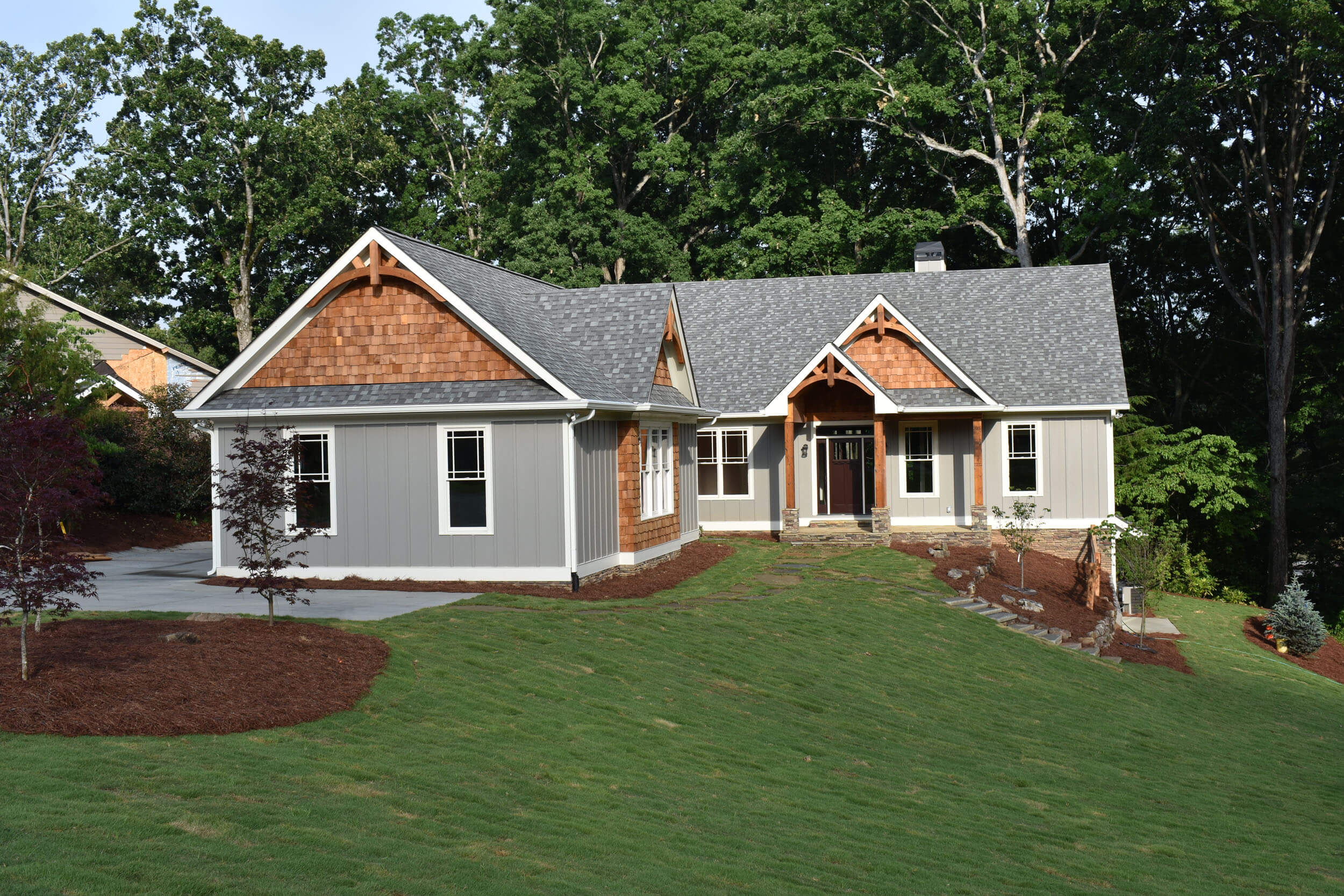 Custom home exterior