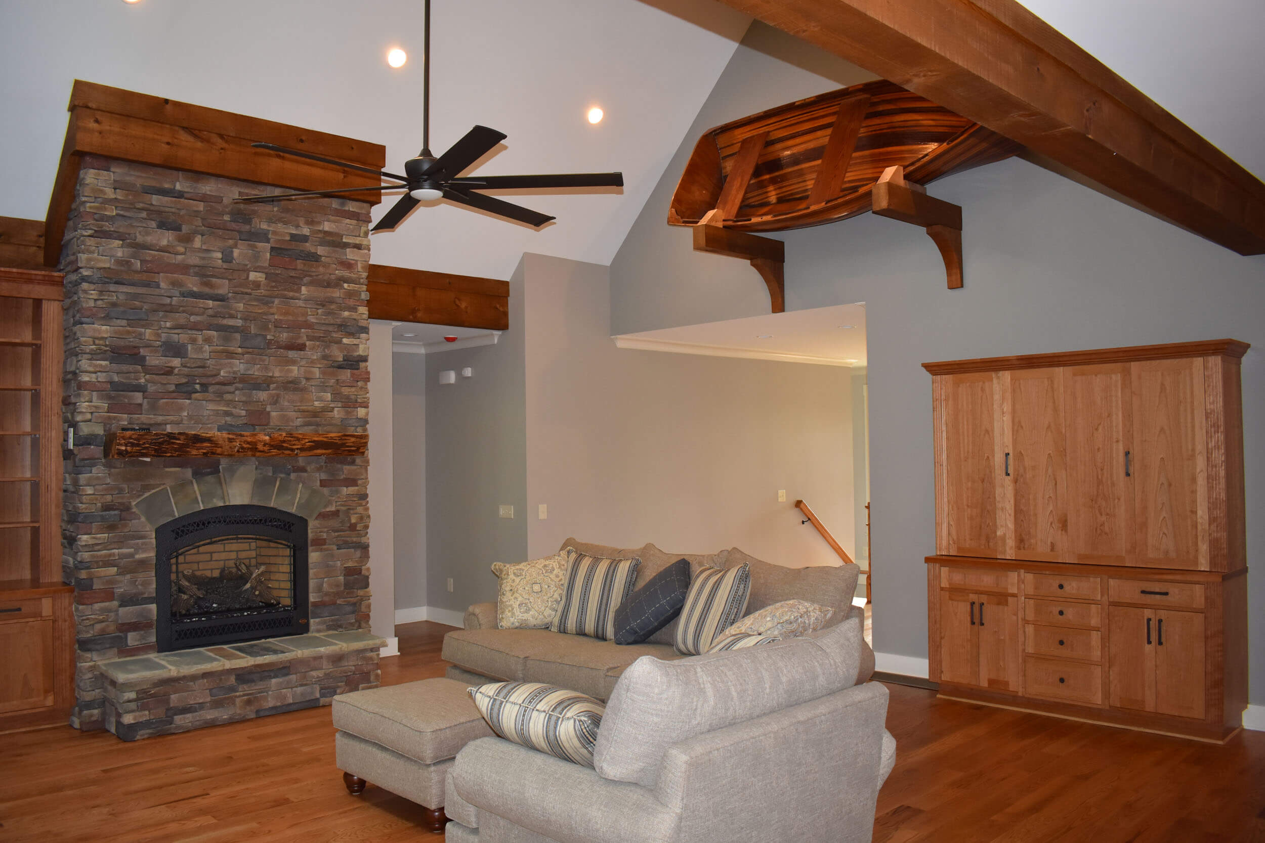Custom home interior