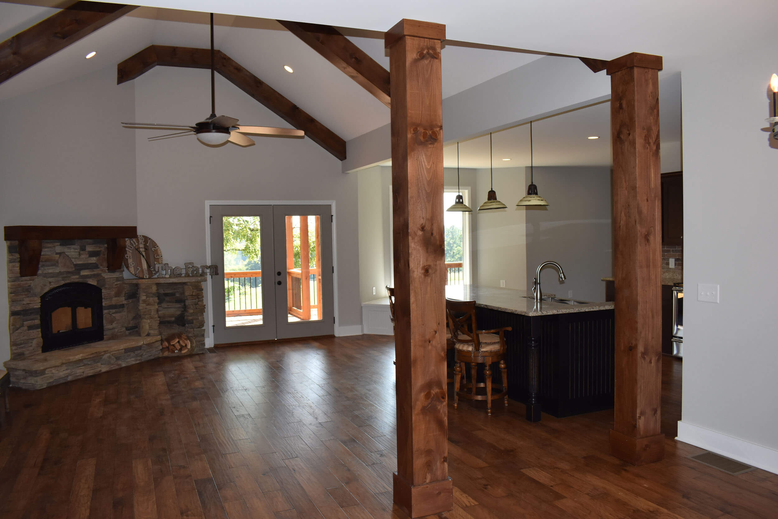 Custom home interior