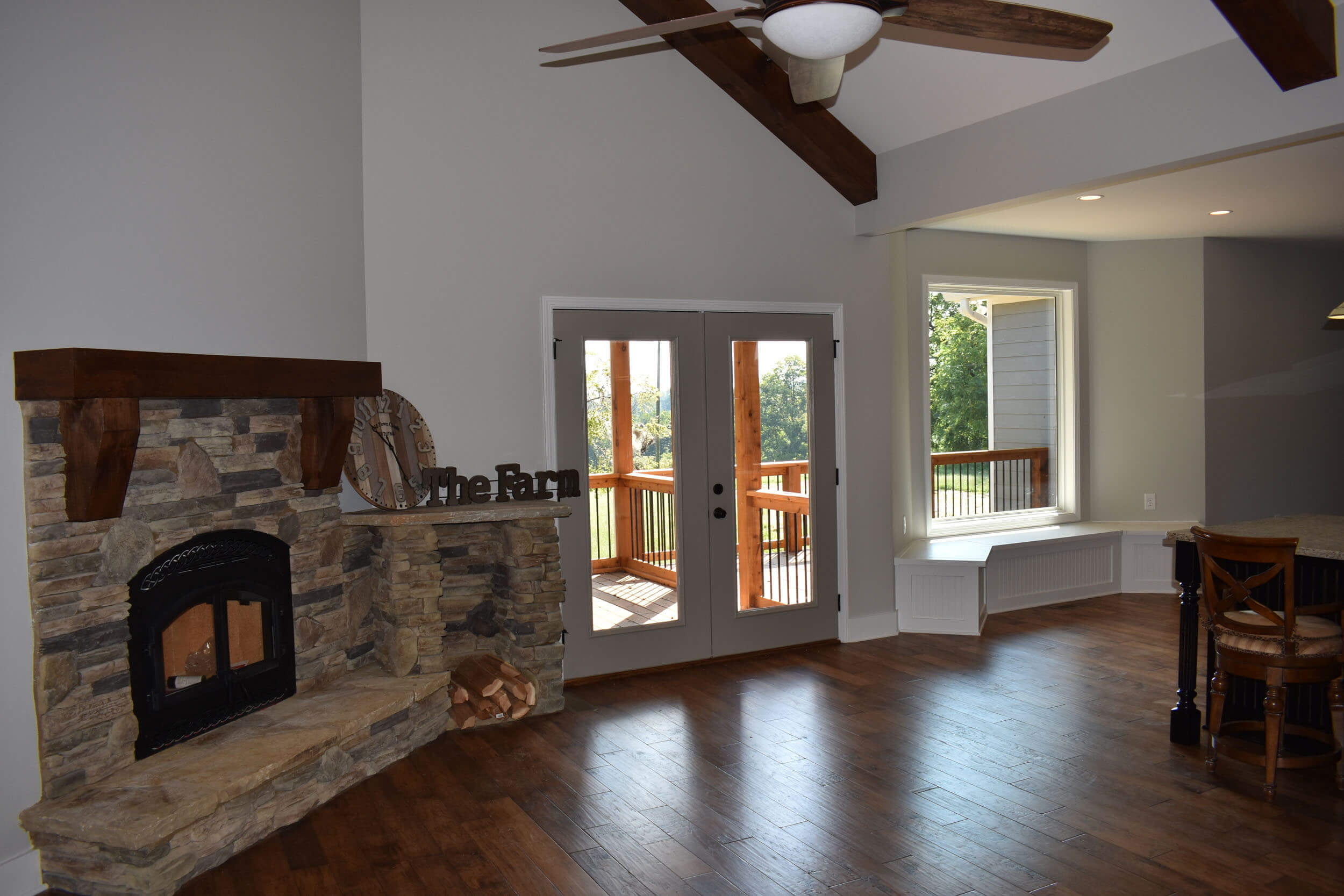 Custom home interior