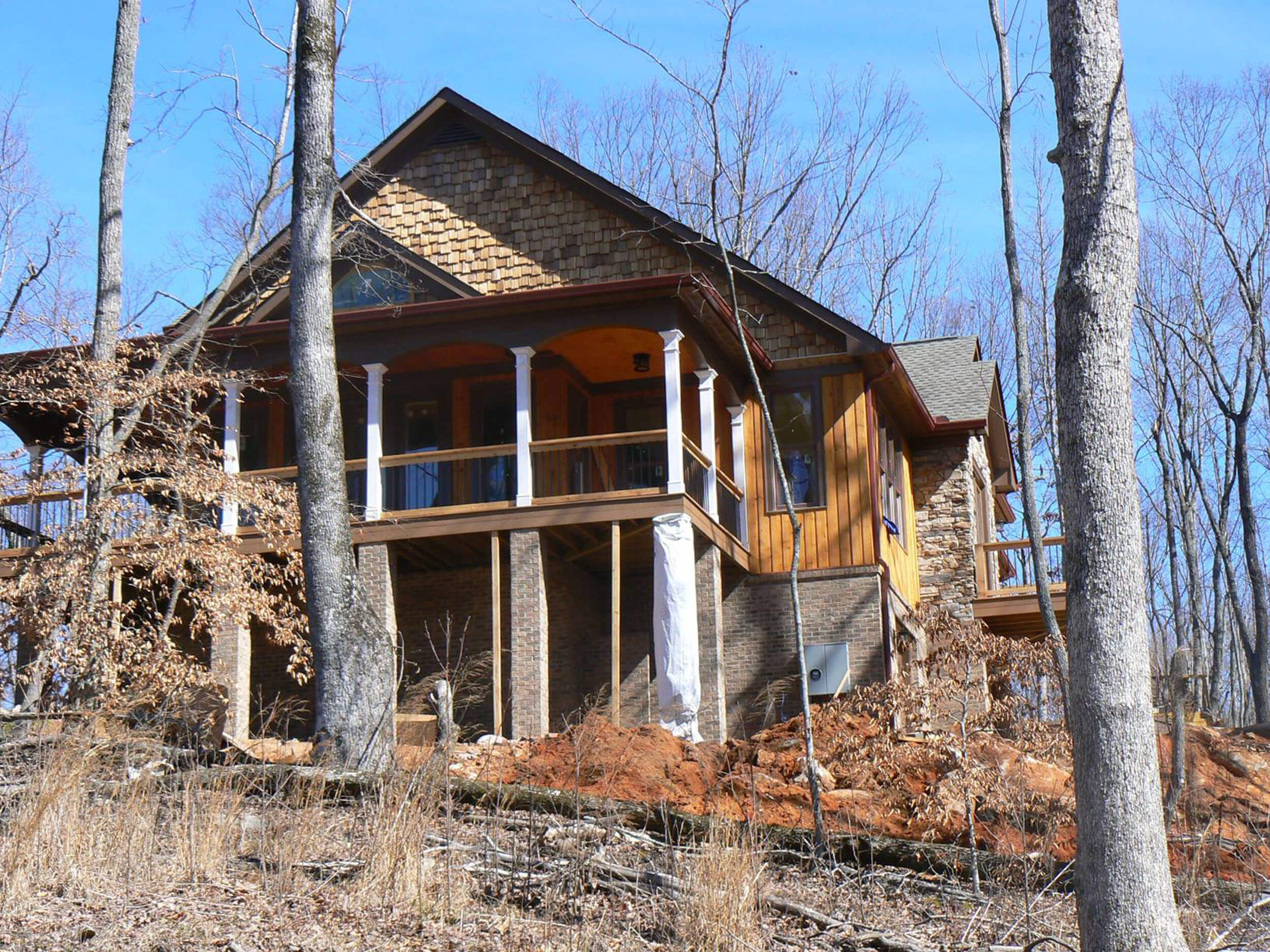 Custom home exterior