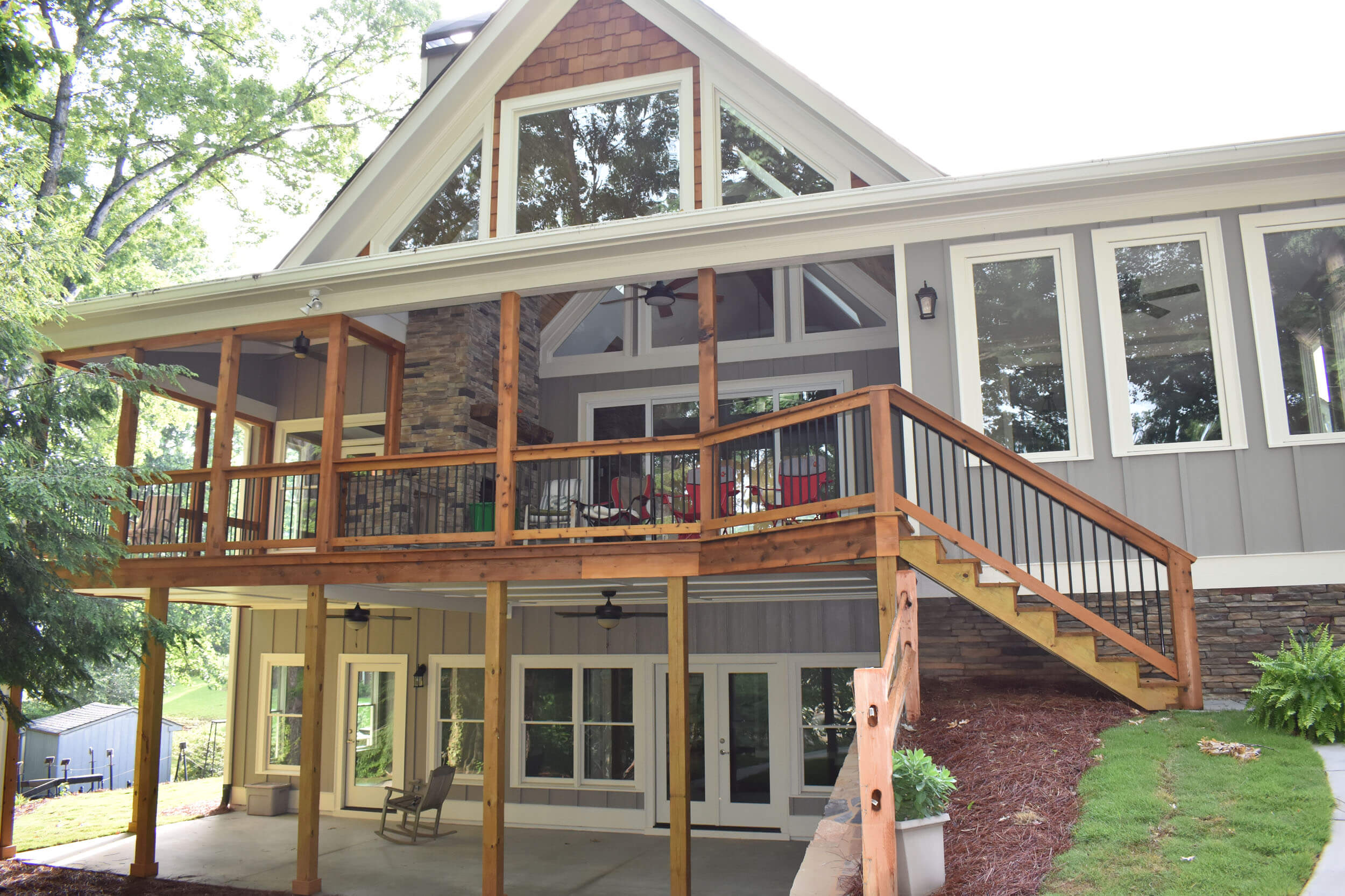 Custom home exterior