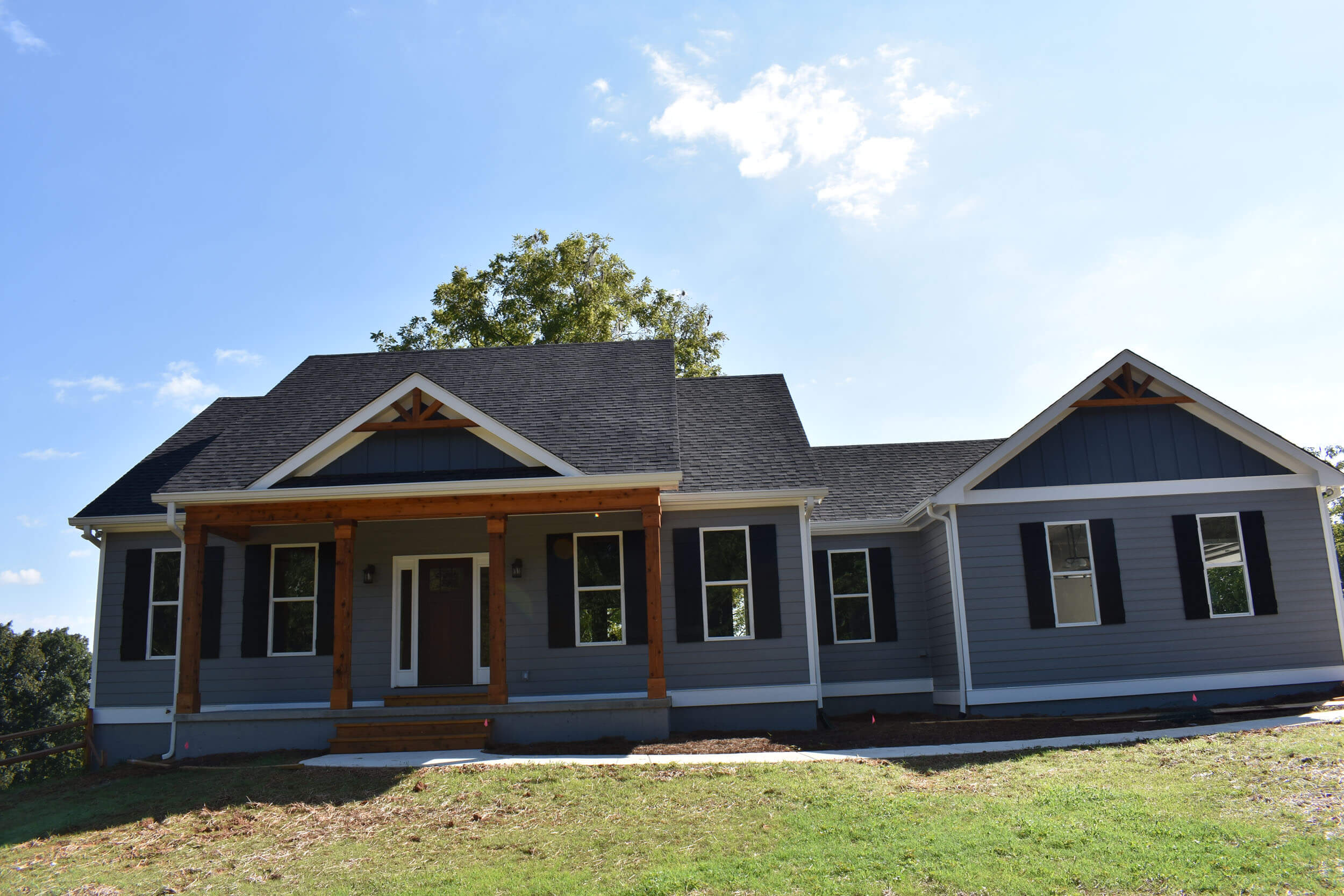 Custom home exterior