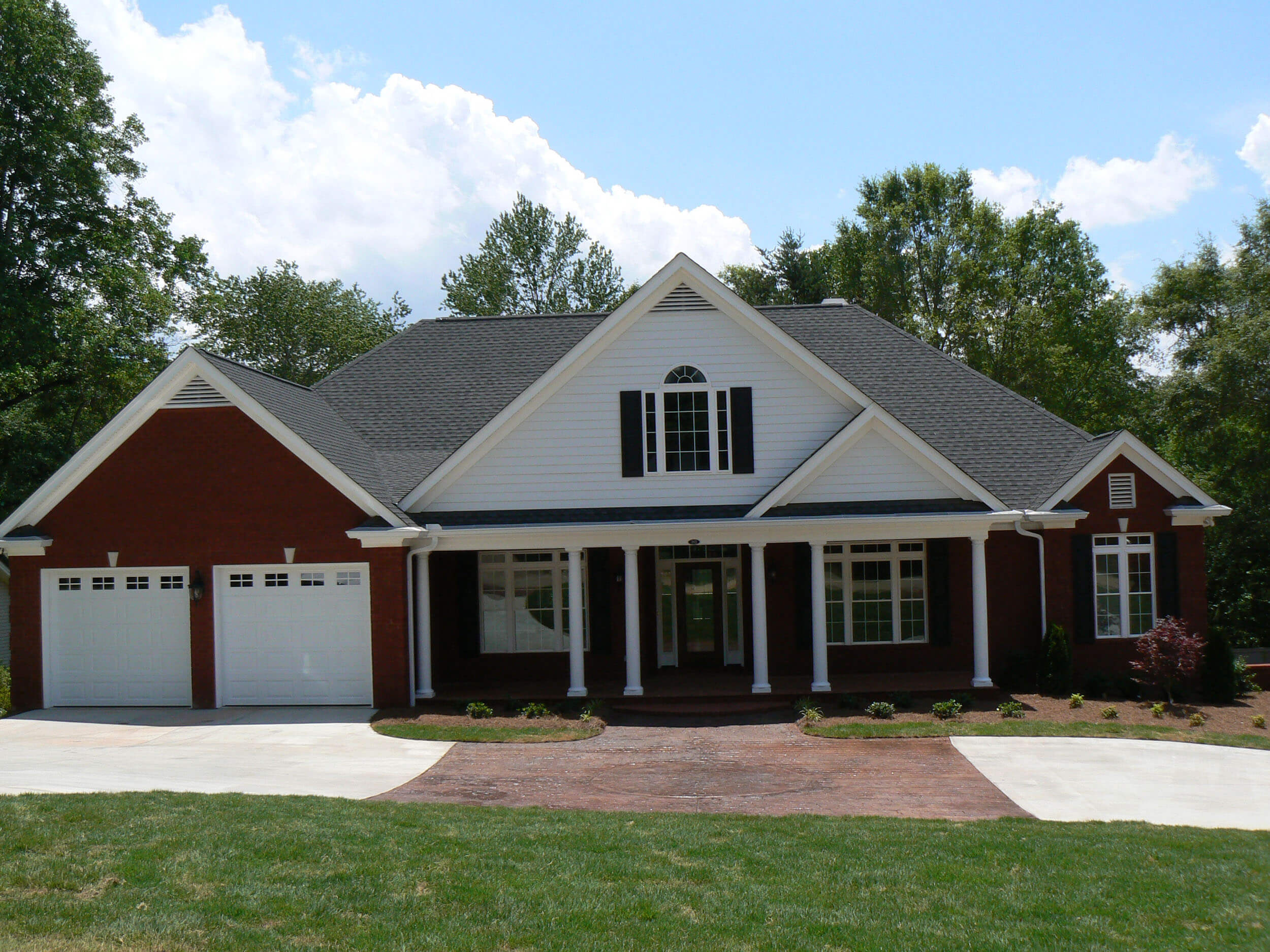 Custom home exterior