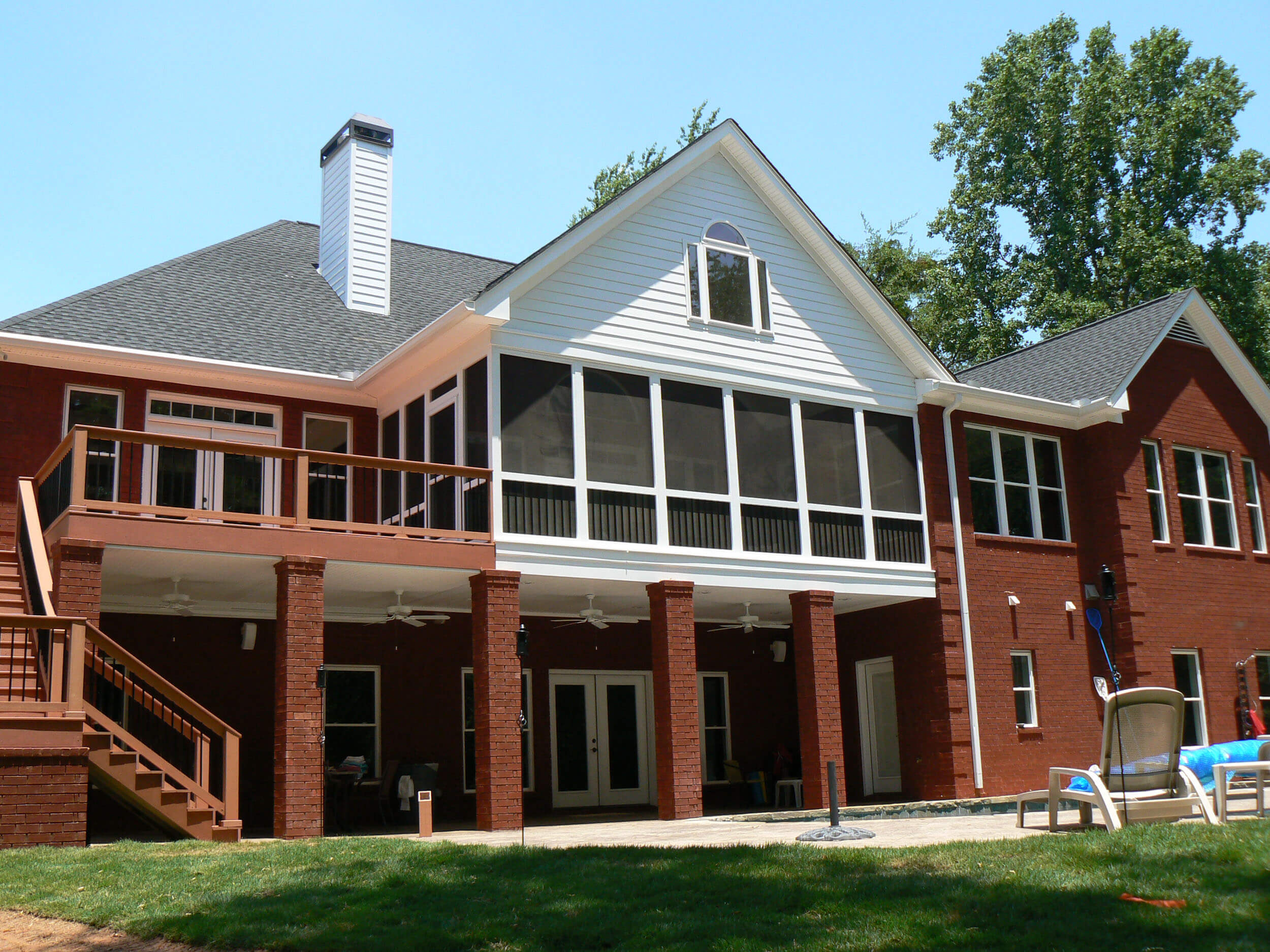 Custom home exterior