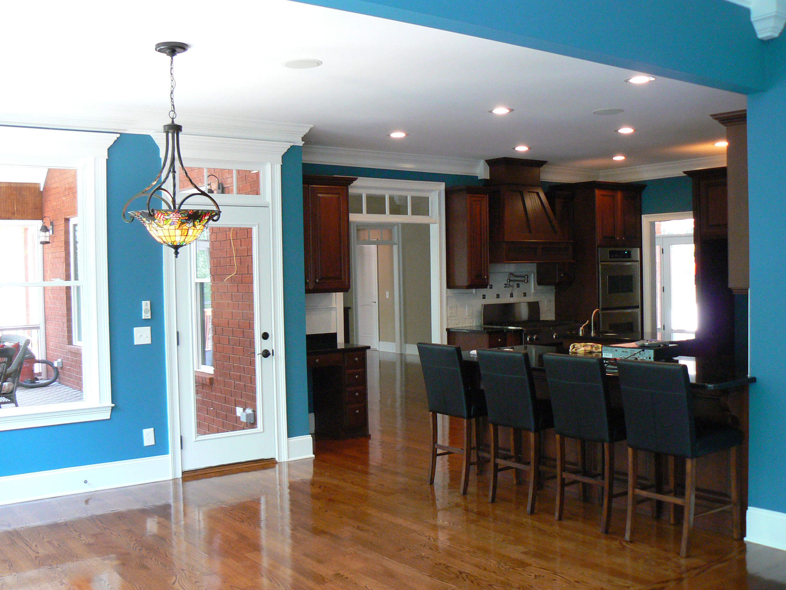Custom home interior
