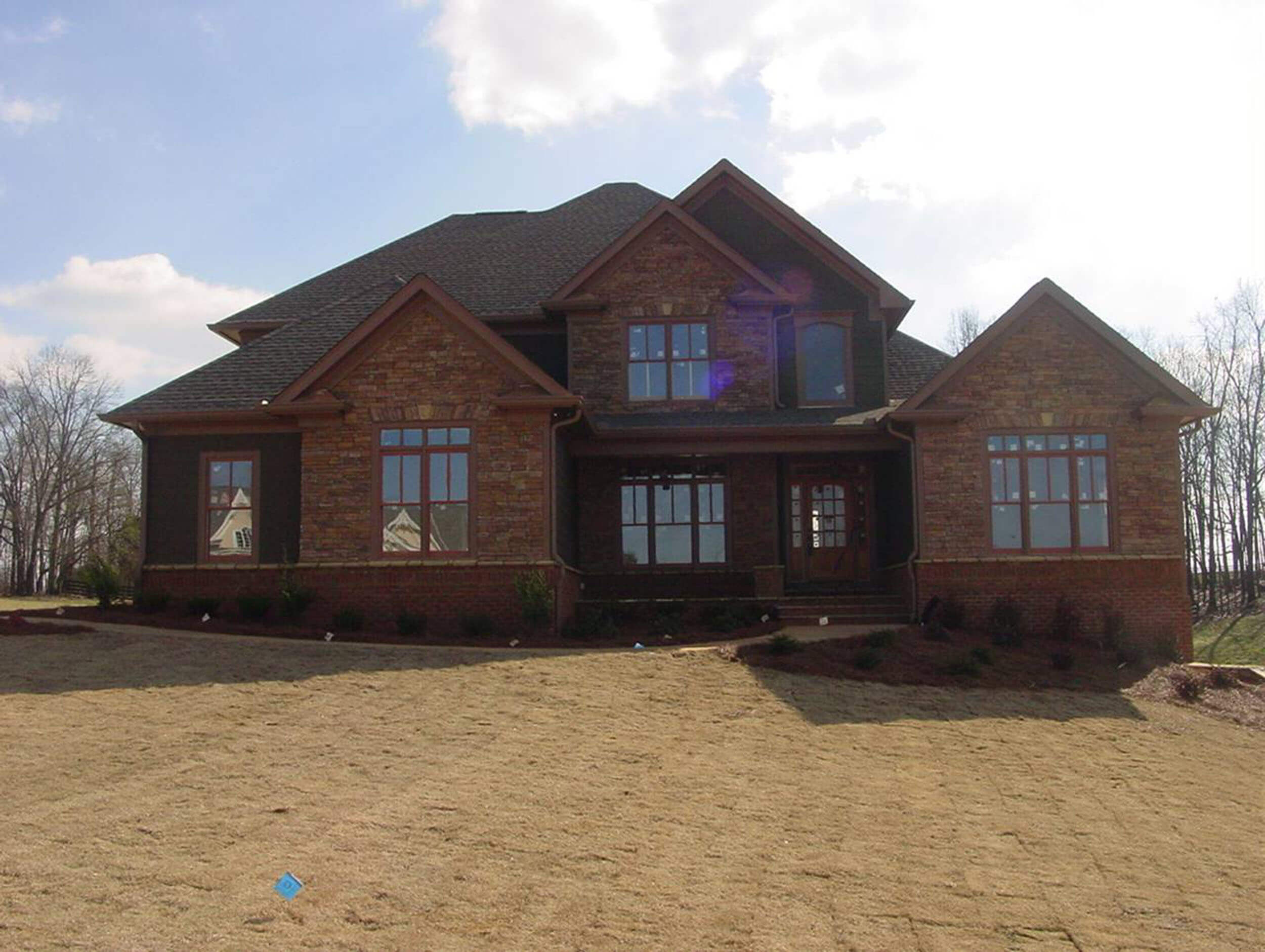 Custom home exterior
