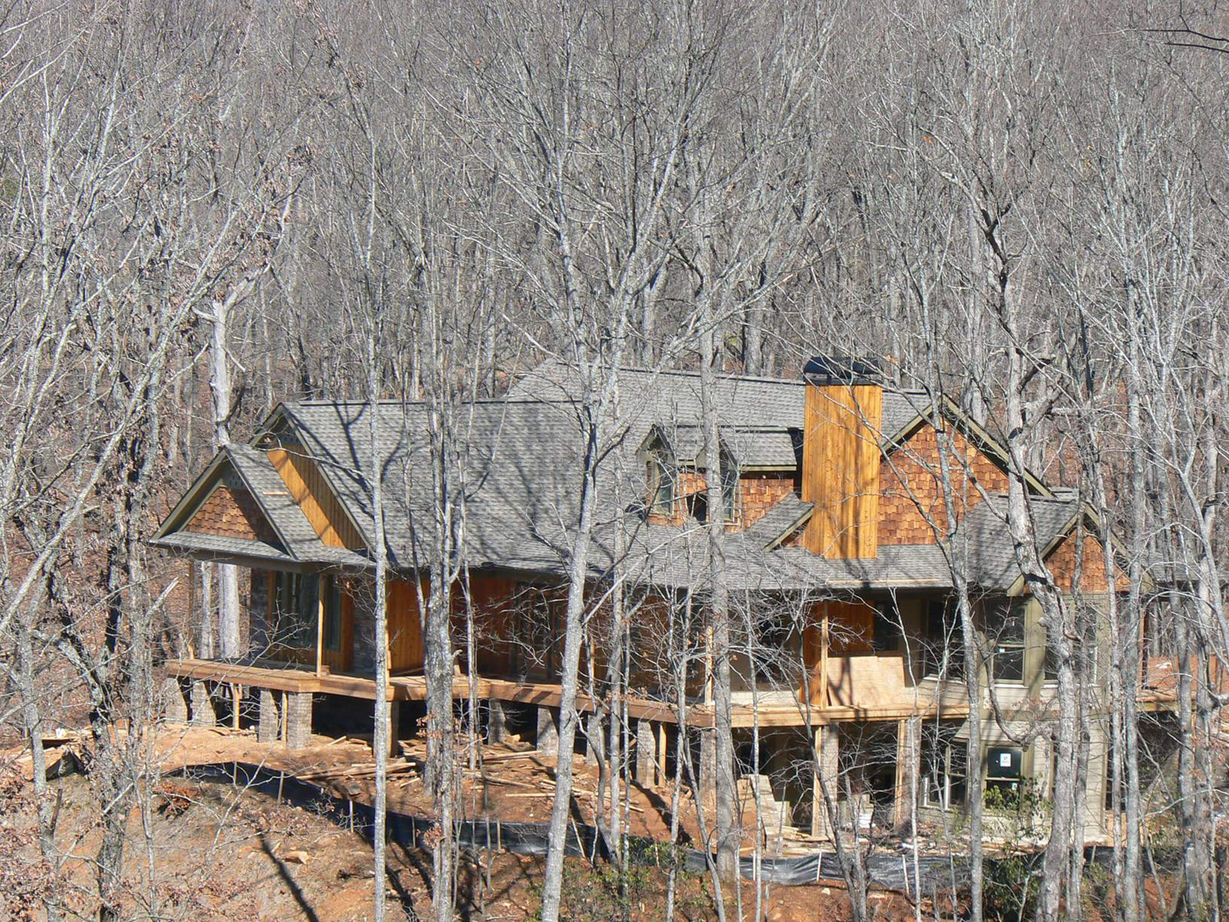 Custom home exterior