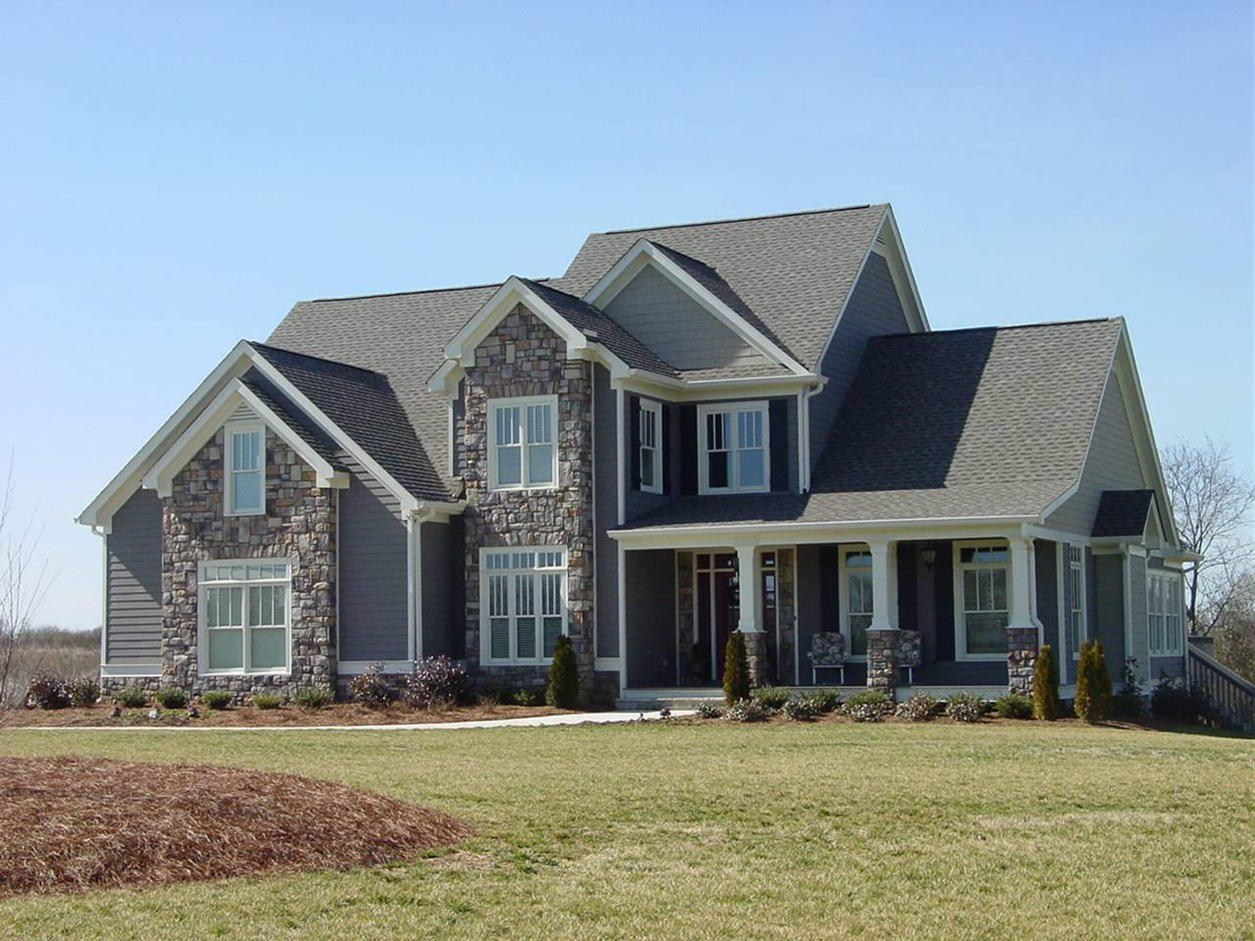 Custom home exterior