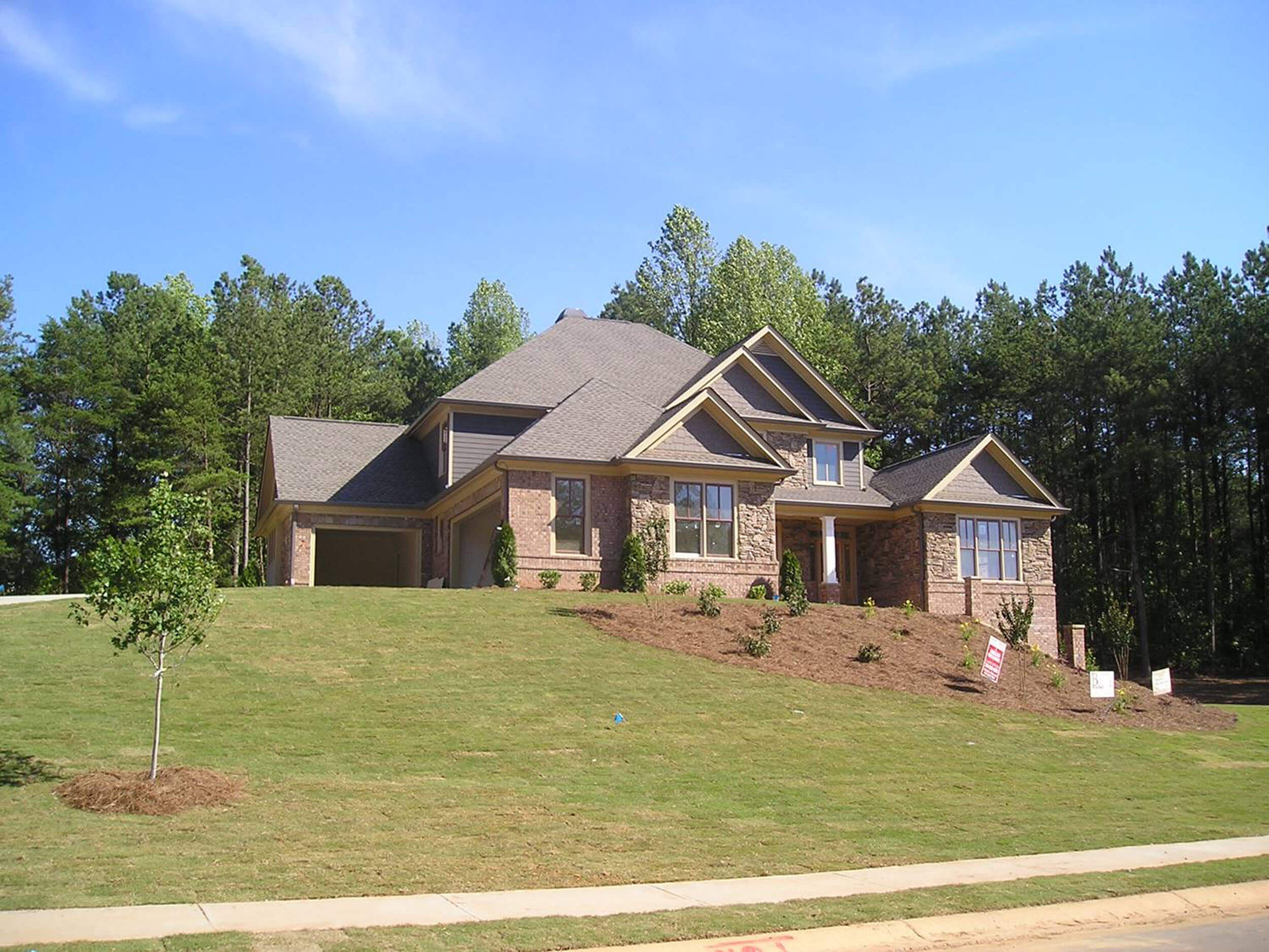 Custom home exterior