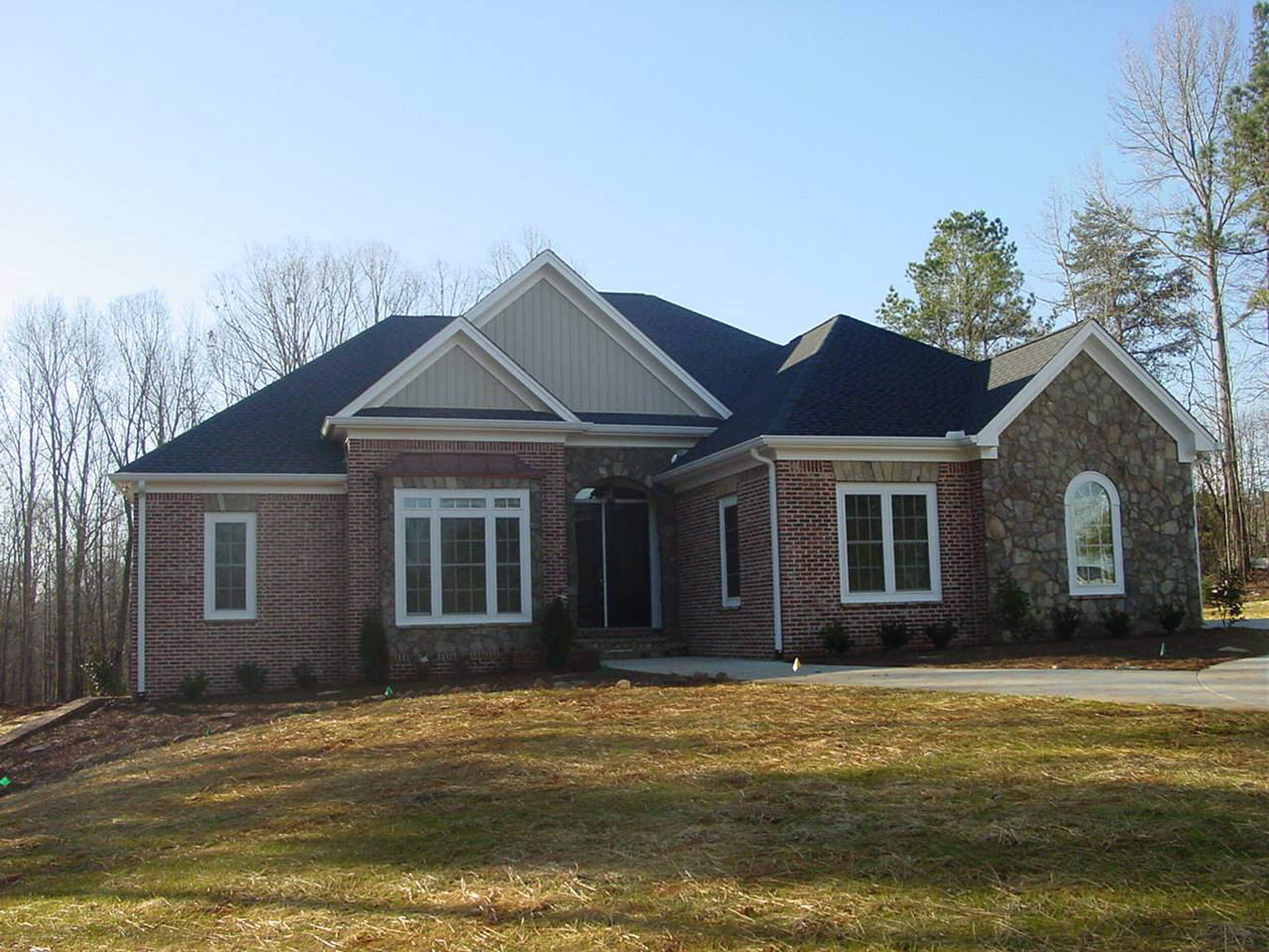 Custom home exterior