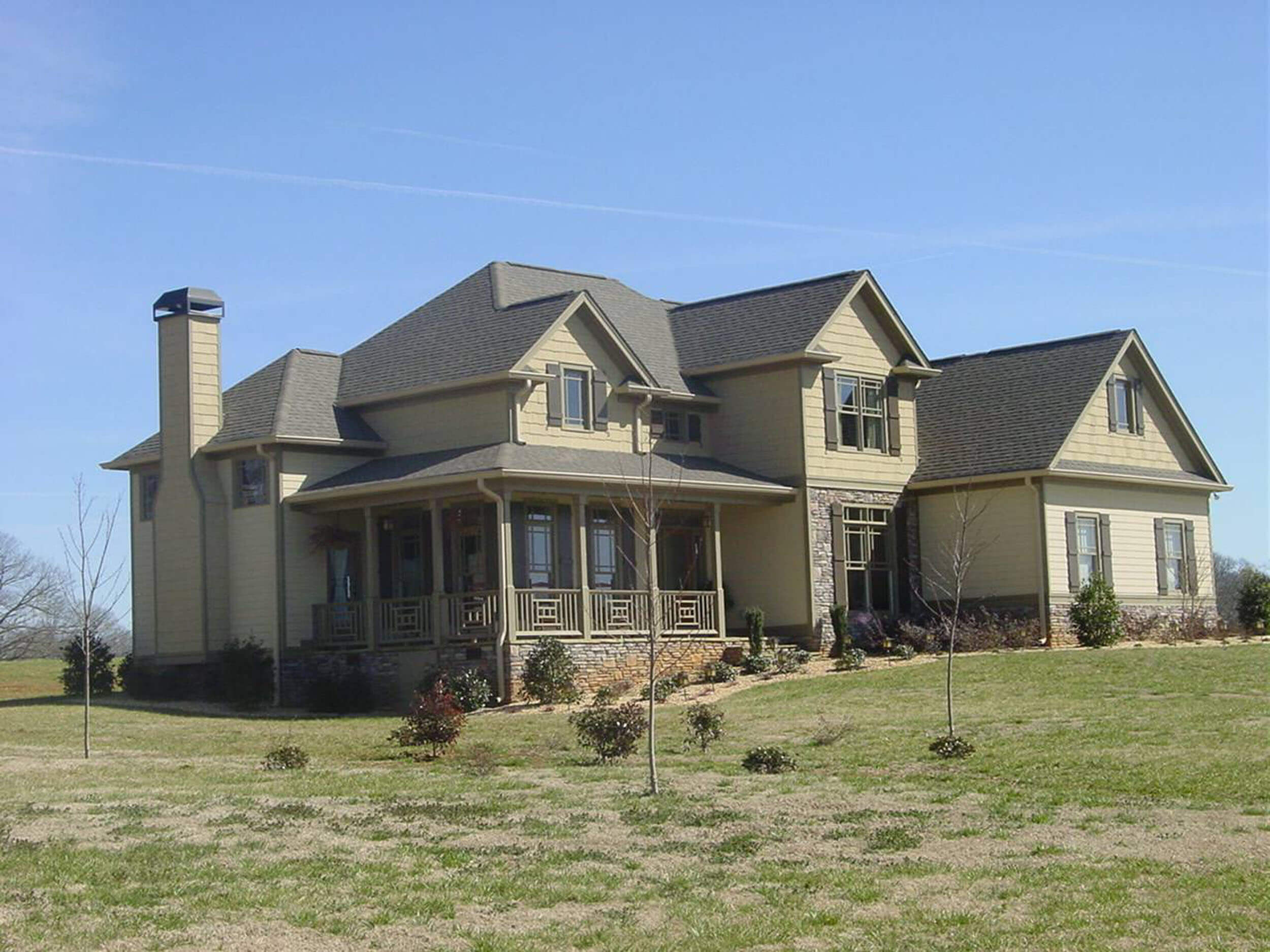 Custom home exterior