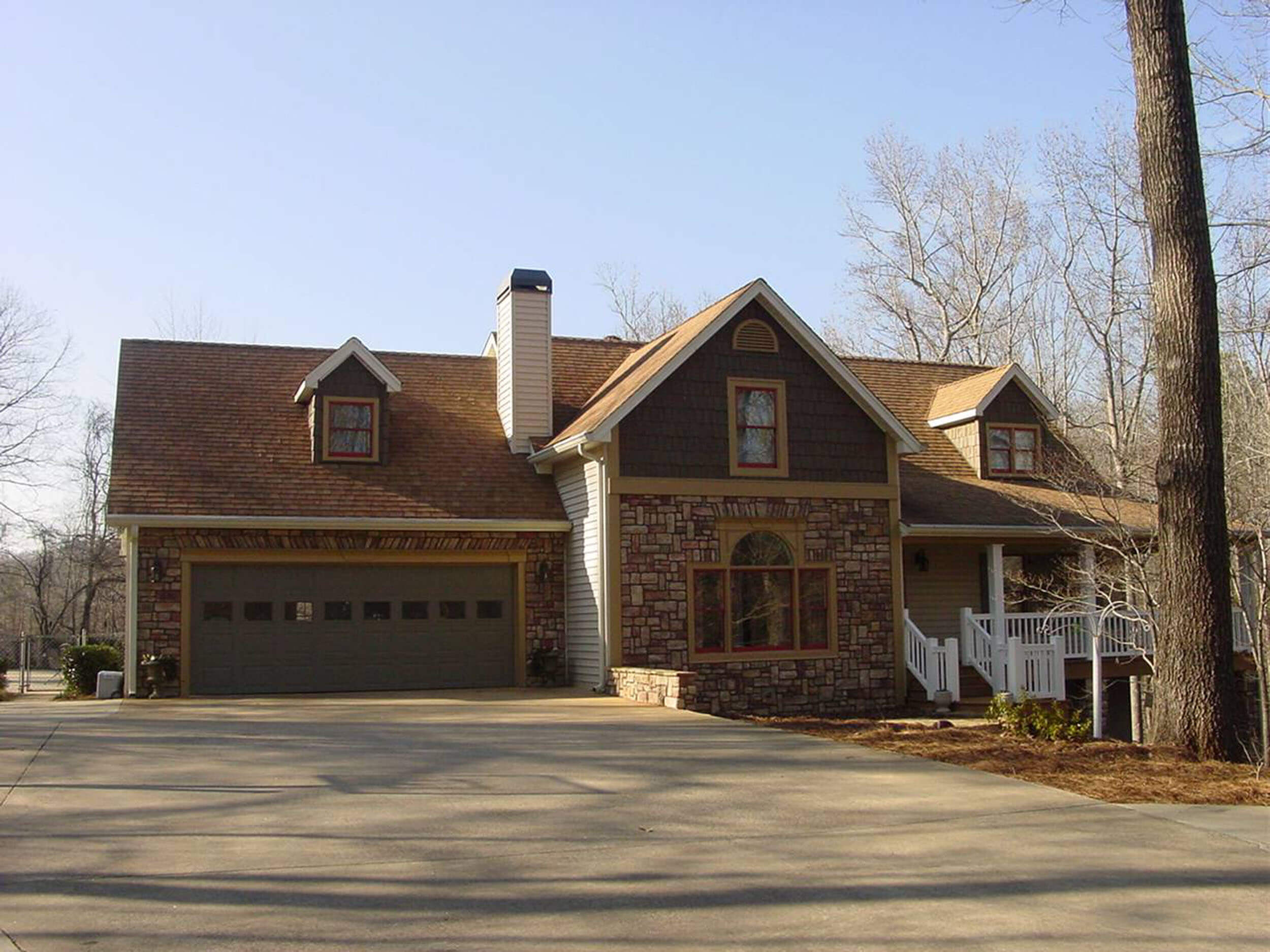 Custom home exterior