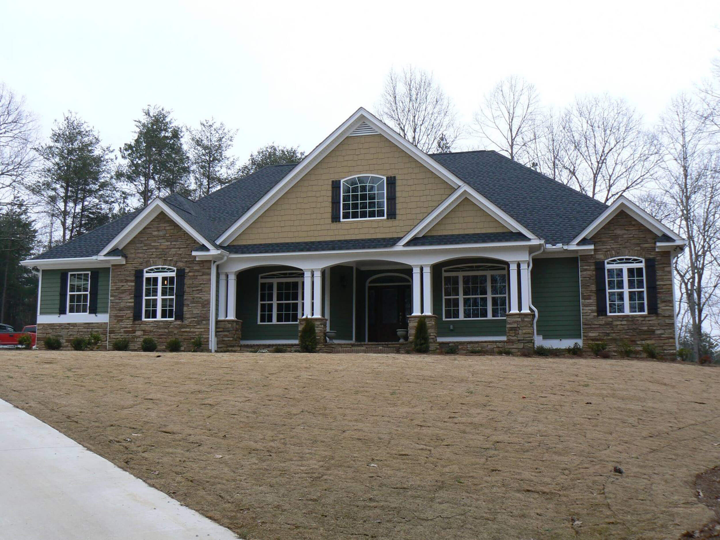 Custom home exterior