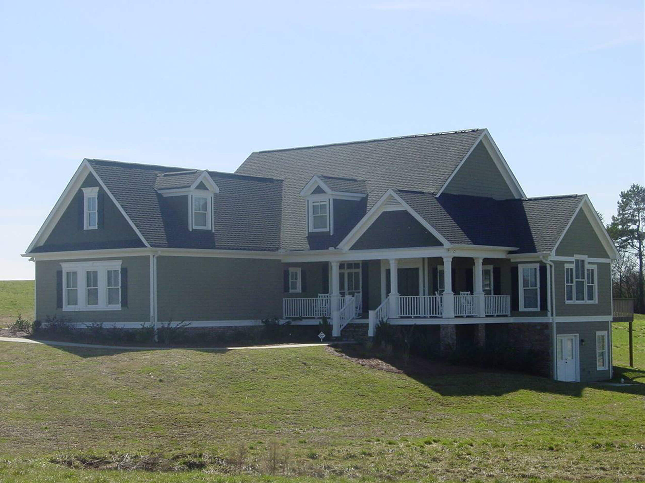 Custom home exterior