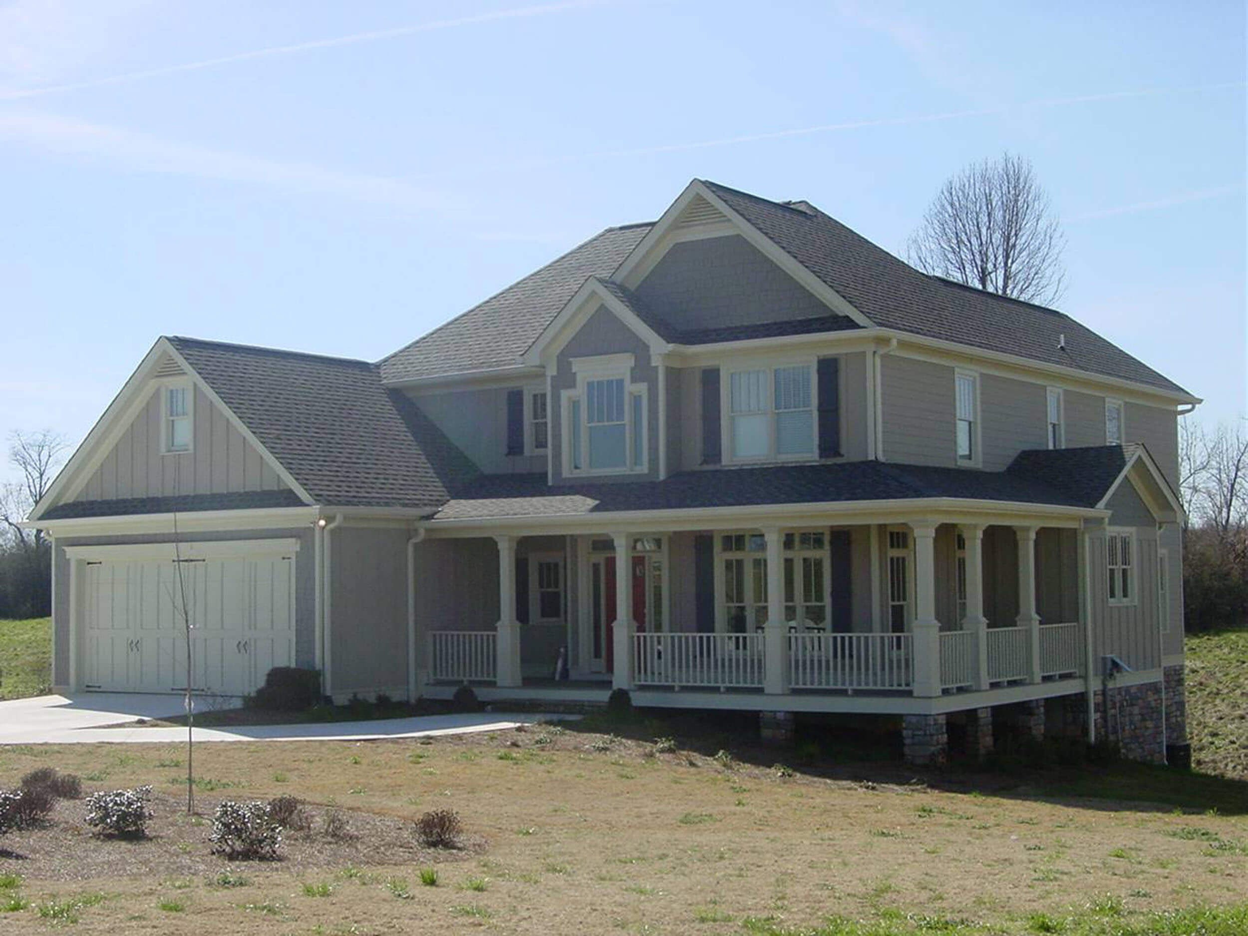 Custom home exterior