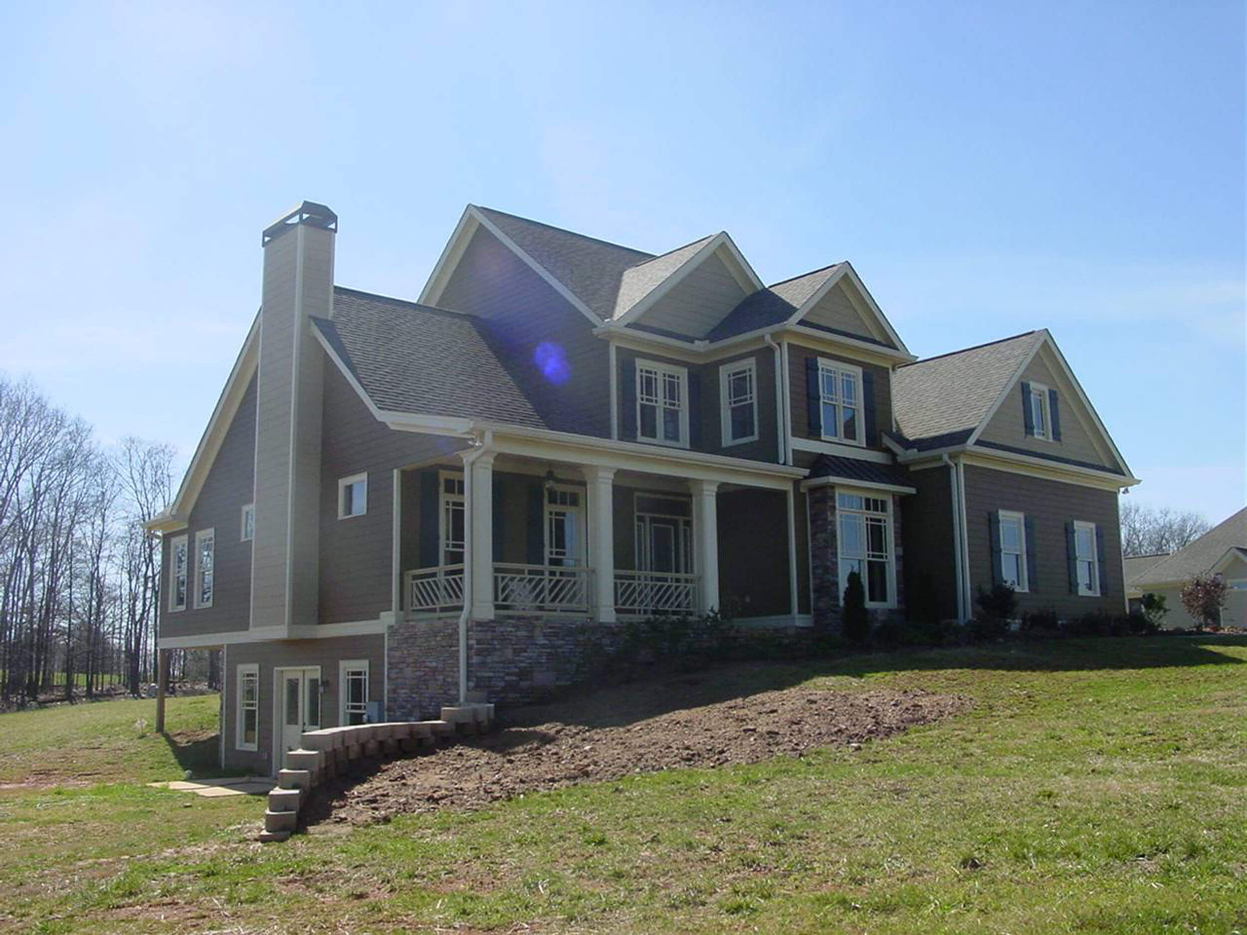 Custom home exterior