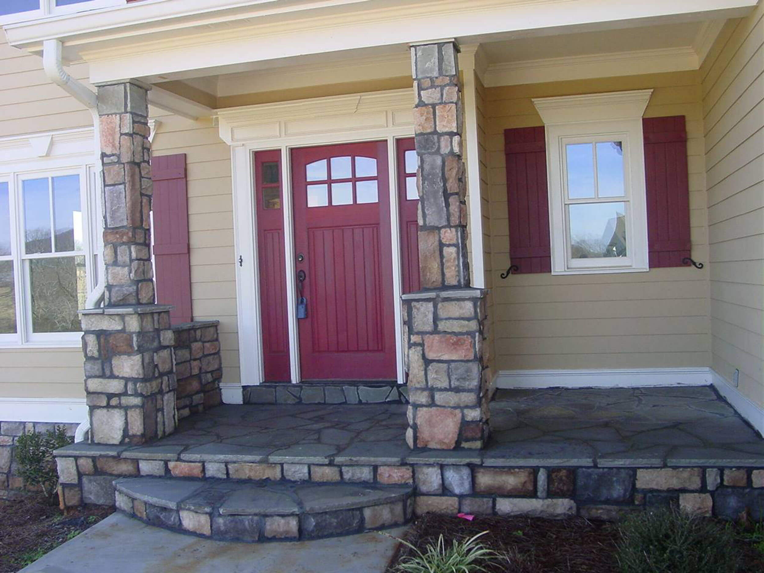 Custom home exterior