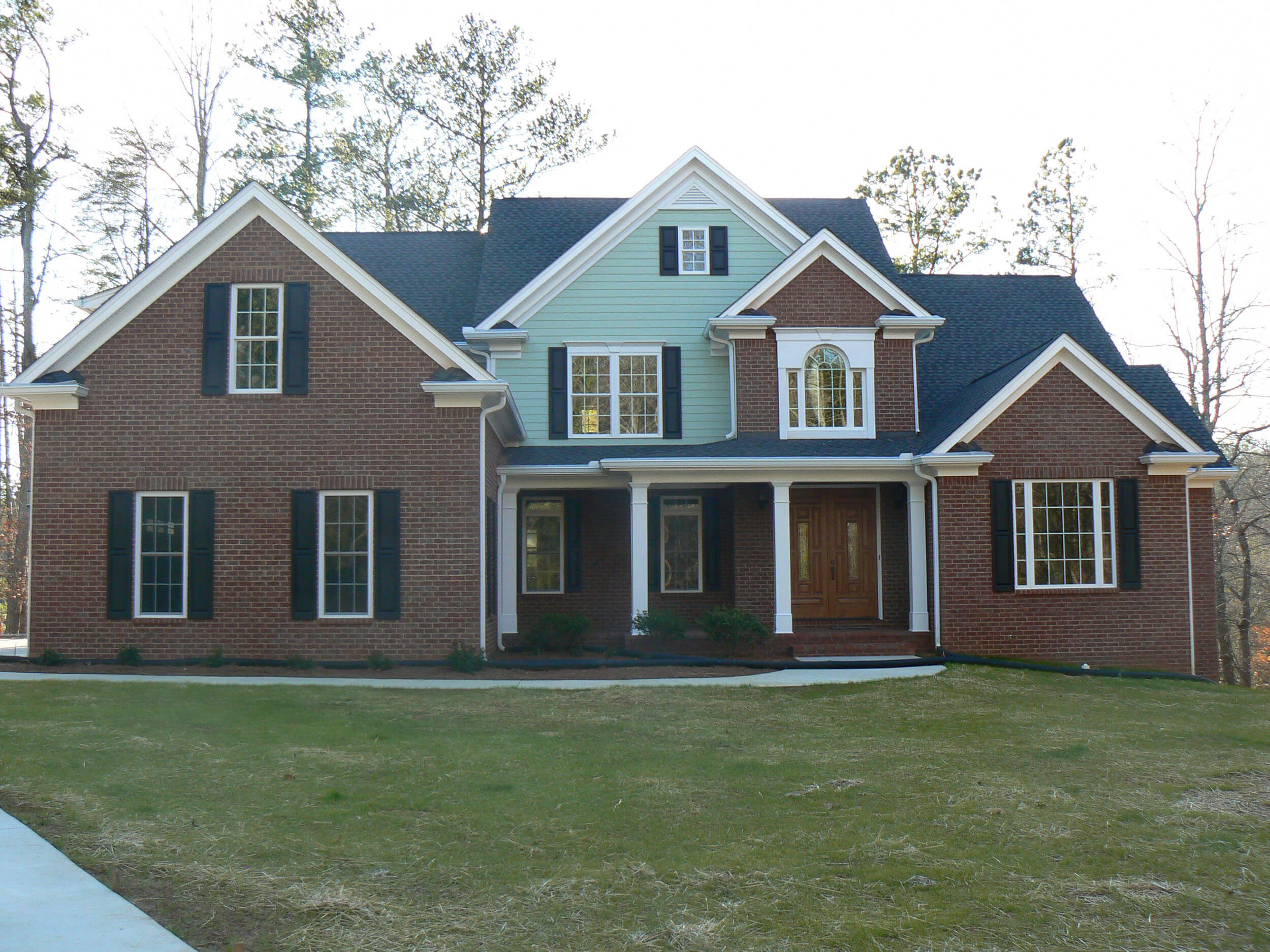 Custom home exterior